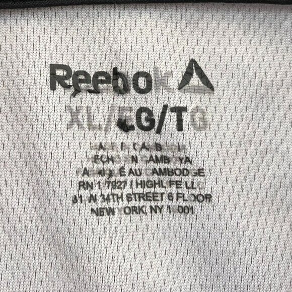 Reebok Mens Polo Shirt Size XL Short Sleeve Casual Performance Gray Classic - Picture 5 of 9